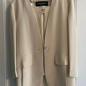 Louis Feraud Beige Suit